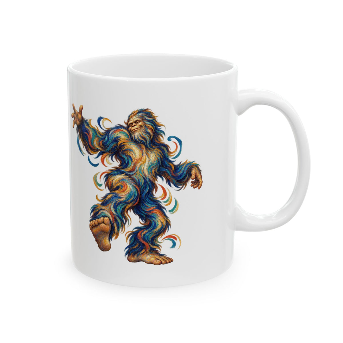 Spiral Step Bigfoot Dance Mug