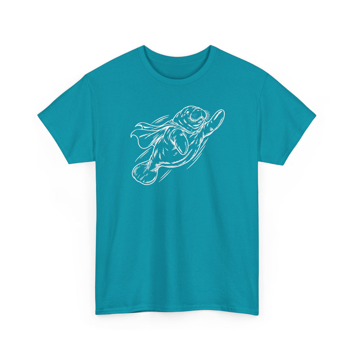 Chubby Manatee Takes Flight T-Shirt