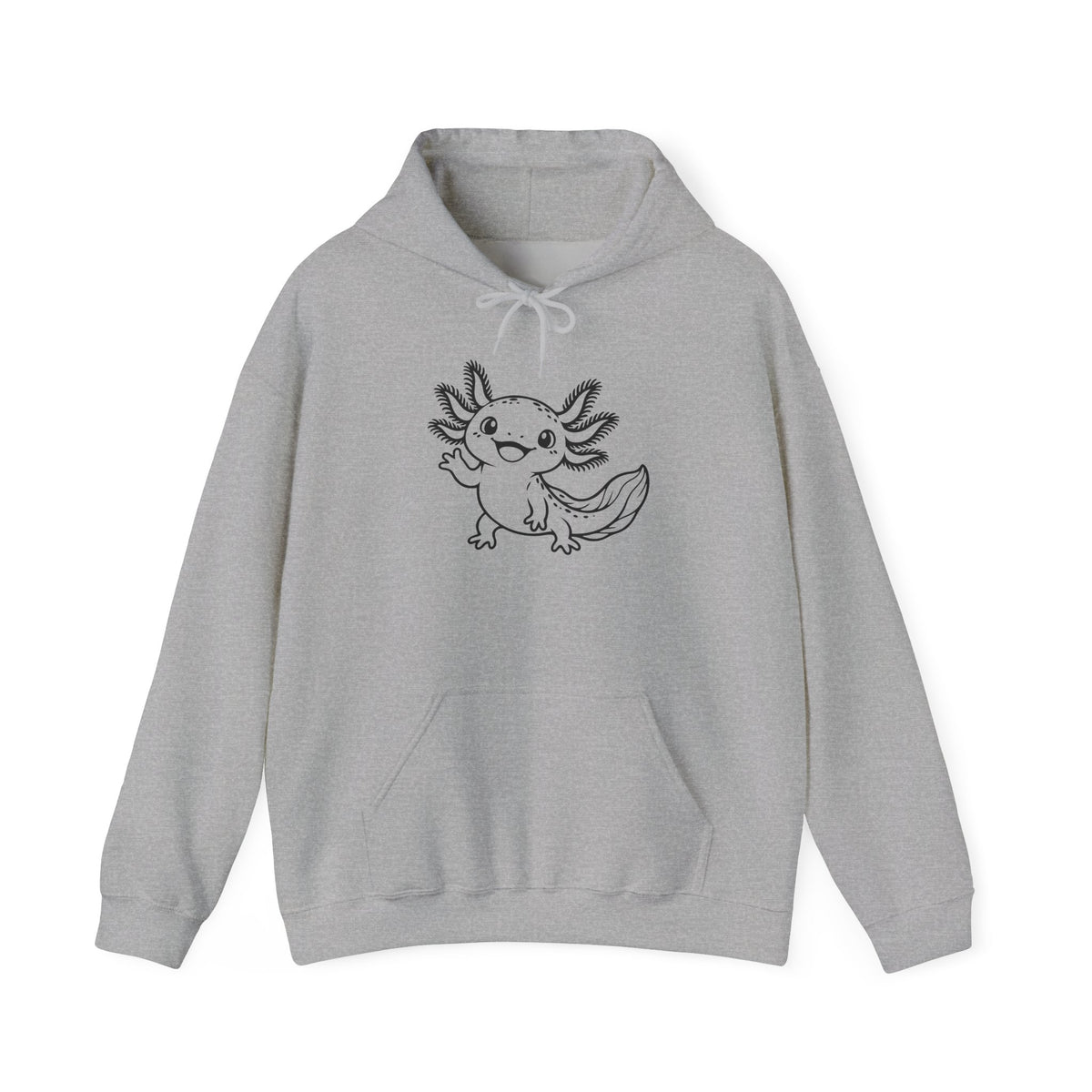 Little Wave Axolotl Pullover Hoodie