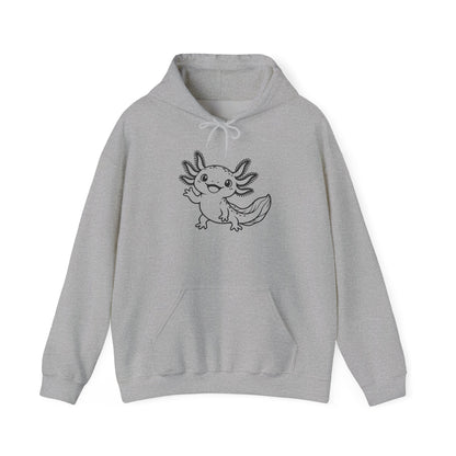 Little Wave Axolotl Pullover Hoodie
