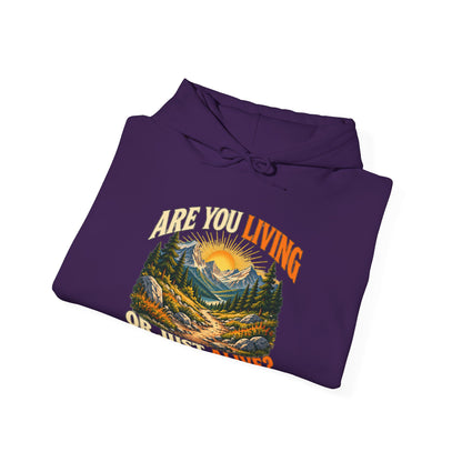 Living or Just Alive – Gildan 18500 Hoodie | 009