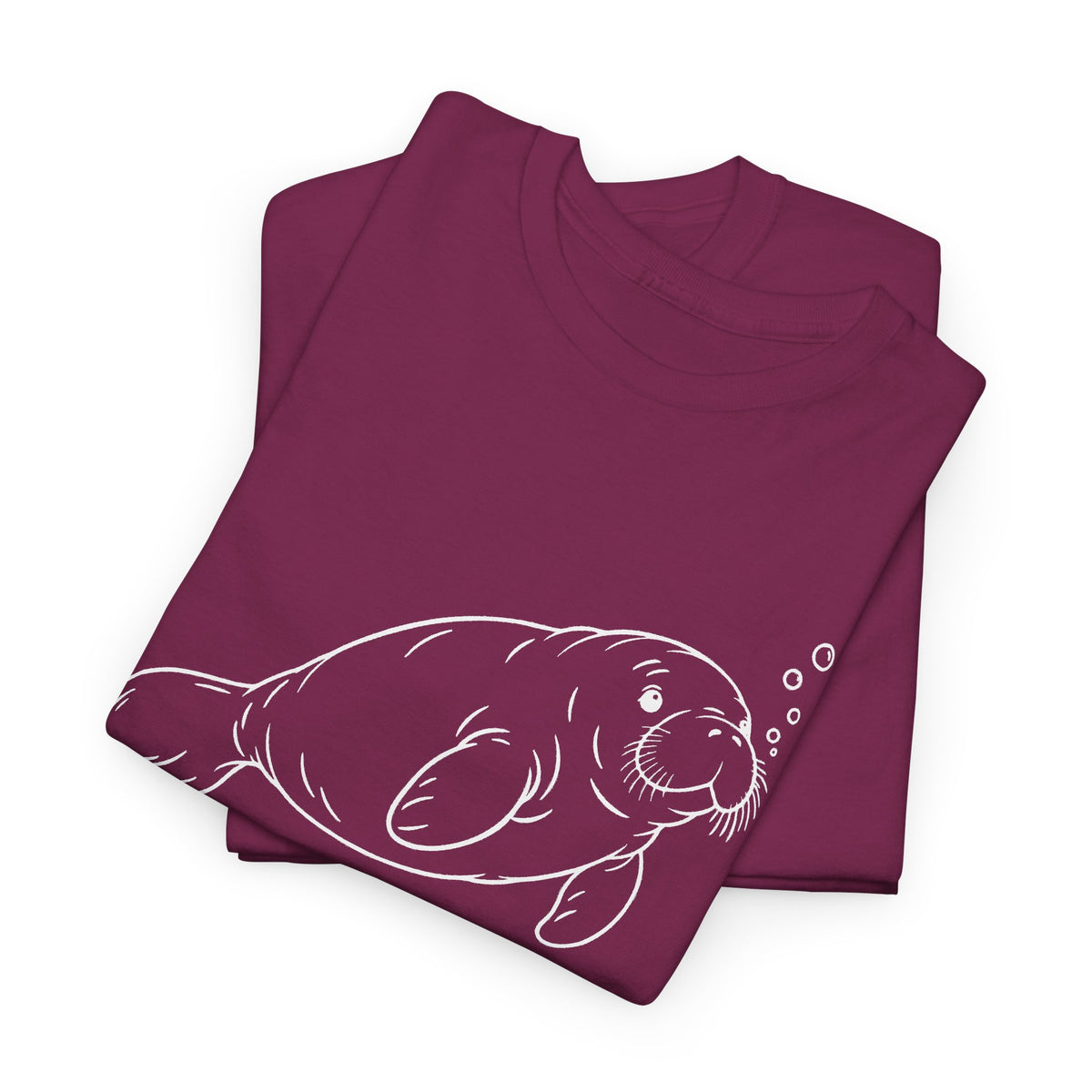 Chubby Mermaid Slow Tide Manatee T-Shirt