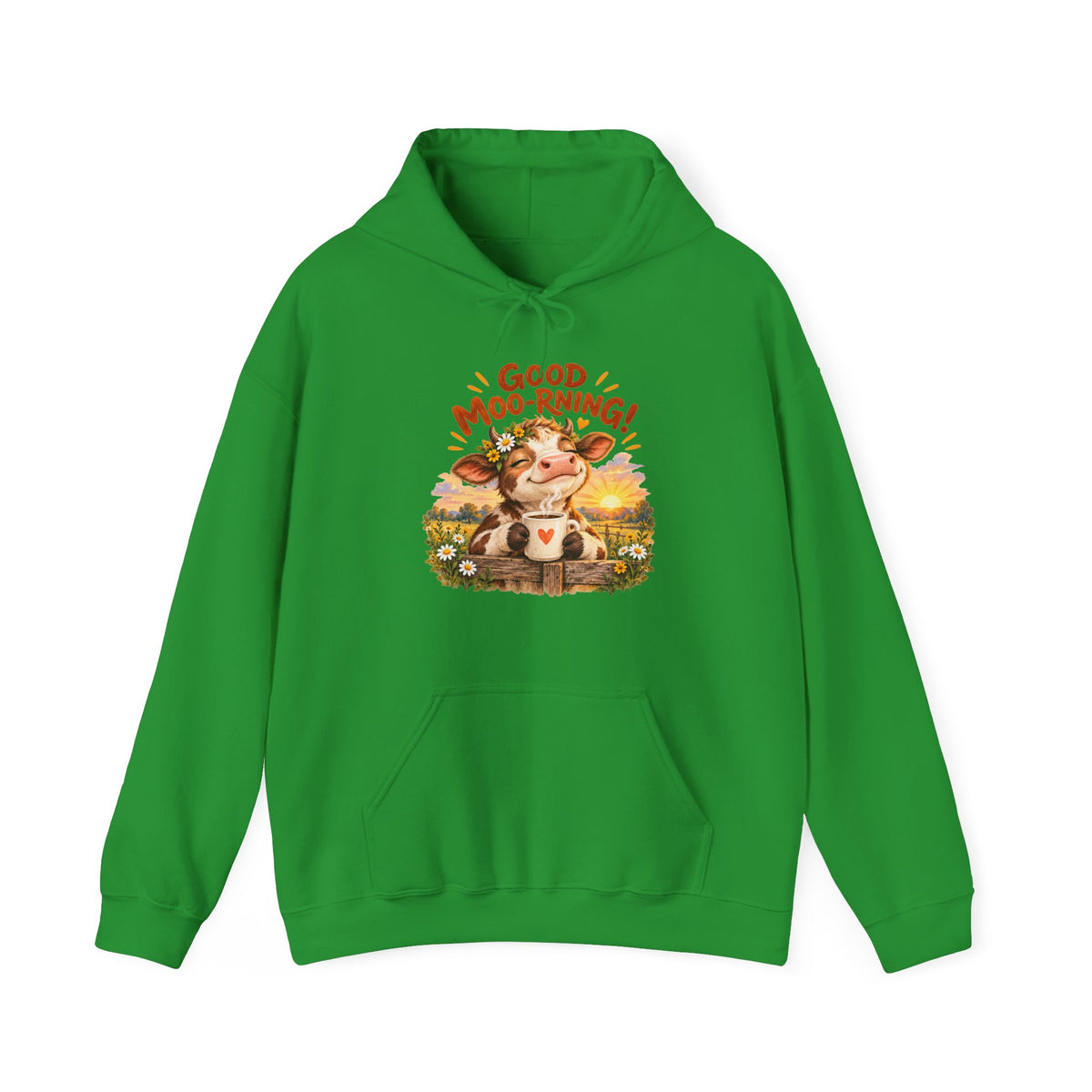 Good Moo-rning – Gildan 18500 Hoodie | 030