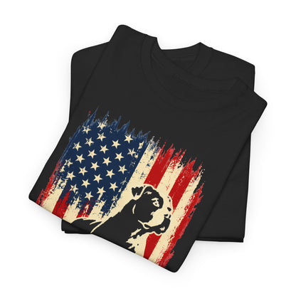 Flag DOG – Gildan 5000 T-Shirt | 074