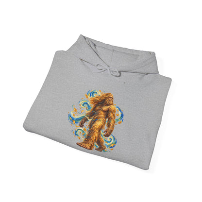 Golden Wind Sasquatch Portrait Pullover Hoodie
