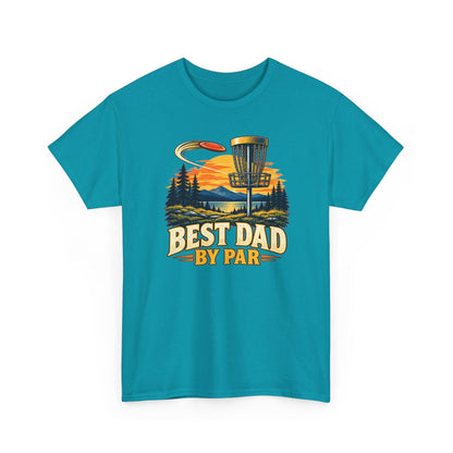 Best Dad by Par – Disc Golf Gildan 5000 T-Shirt | 043
