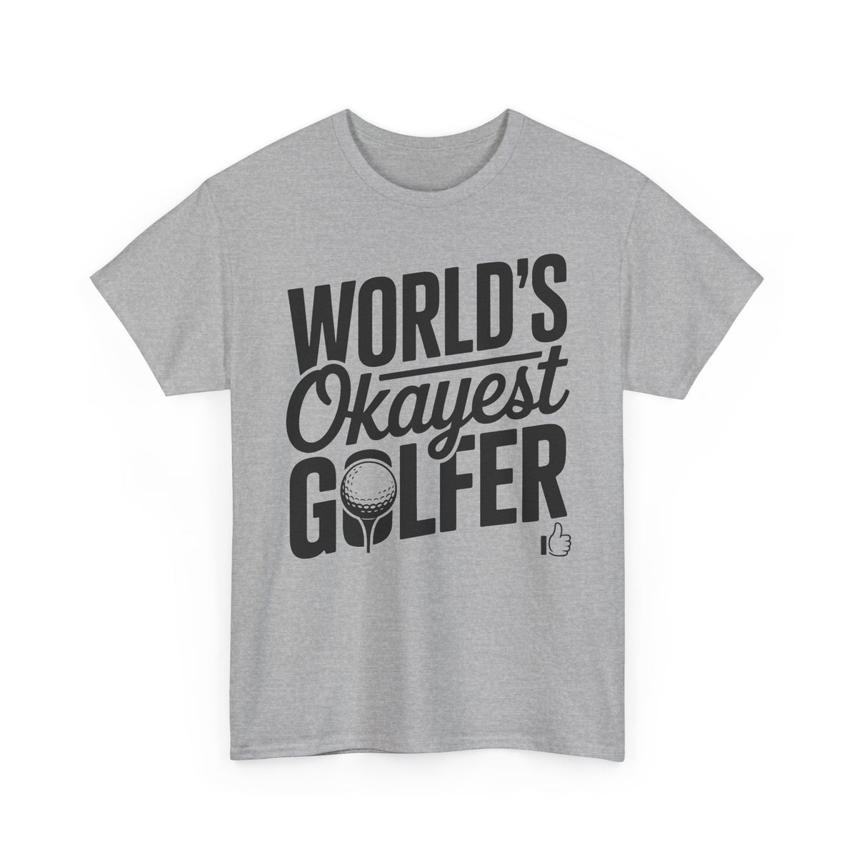 World’s Okayest Golfer T-Shirt | Funny Golf Gift Tee