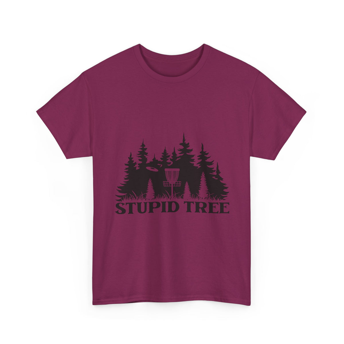 Stupid Tree Disc Golf T-Shirt | Funny Disc Golfer Tee