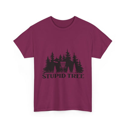 Stupid Tree Disc Golf T-Shirt | Funny Disc Golfer Tee