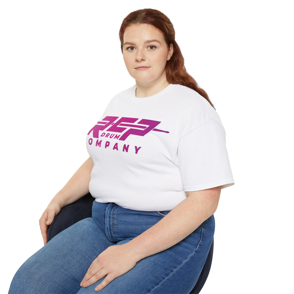 RCP Drum Company T-Shirt | Pink Logo