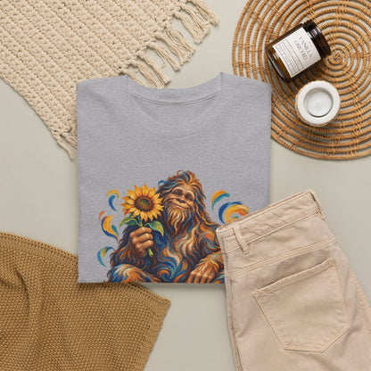 Sunflower Rest with a Shaggy Bigfoot T-Shirt