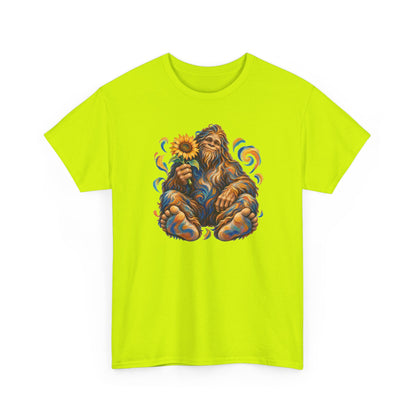 Sunflower Rest with a Shaggy Bigfoot T-Shirt