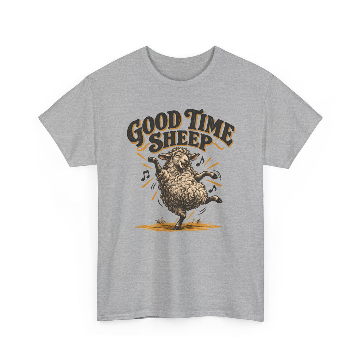 Good Time Sheep – Full-Color Gildan 5000 T-Shirt | 098-v2