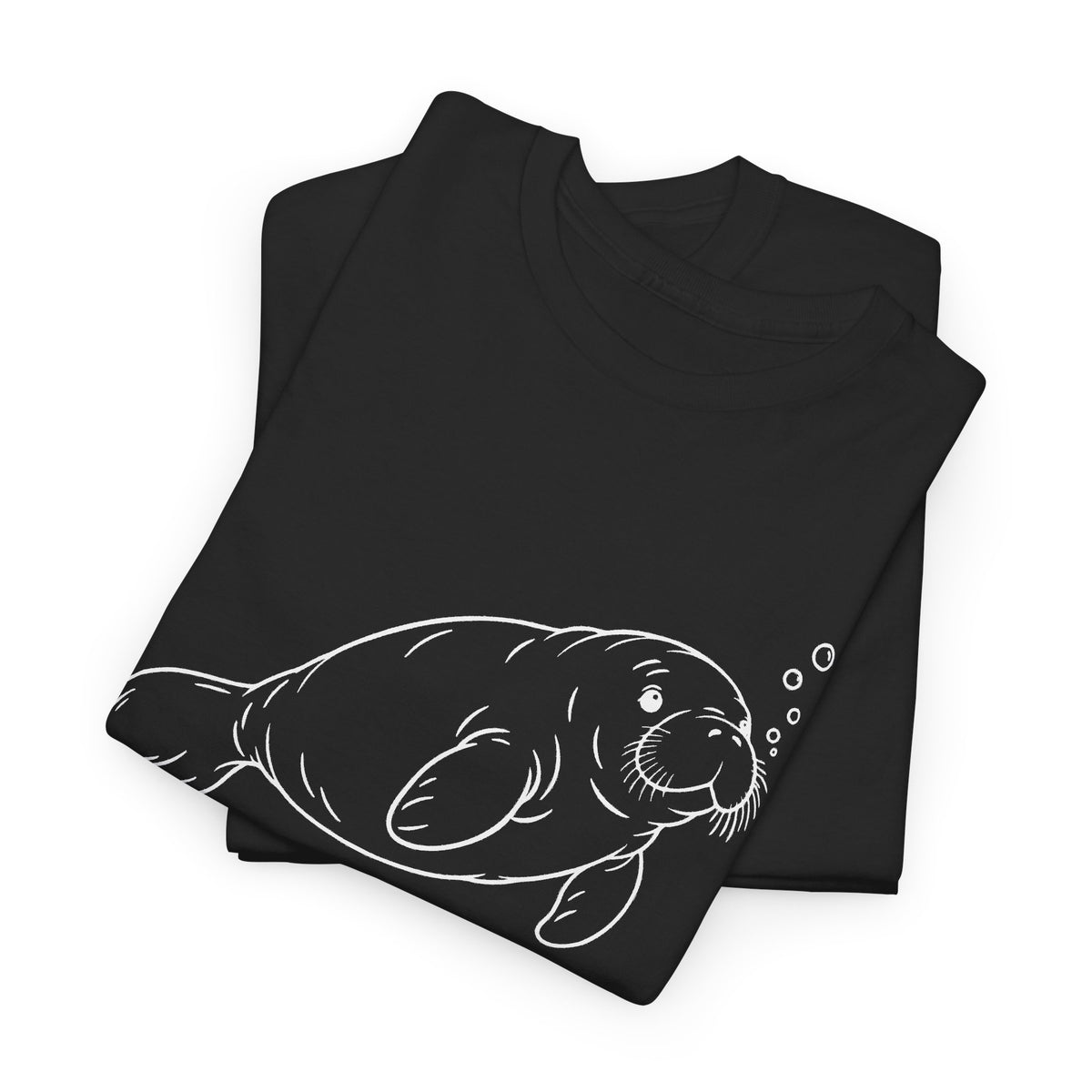 Chubby Mermaid Slow Tide Manatee T-Shirt