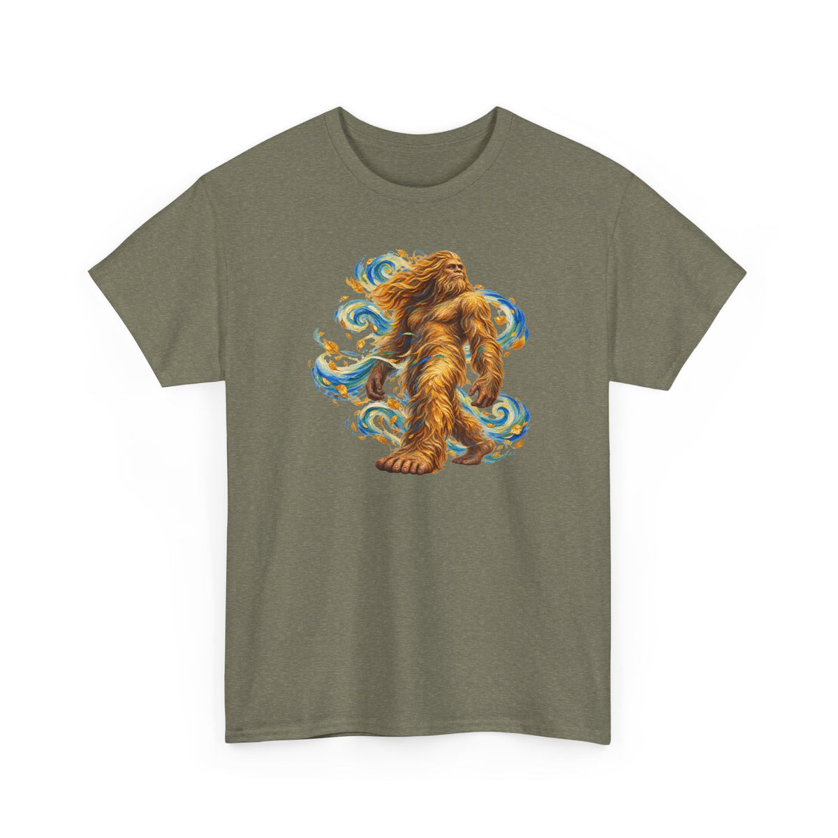 Golden Wind Sasquatch Portrait T-Shirt