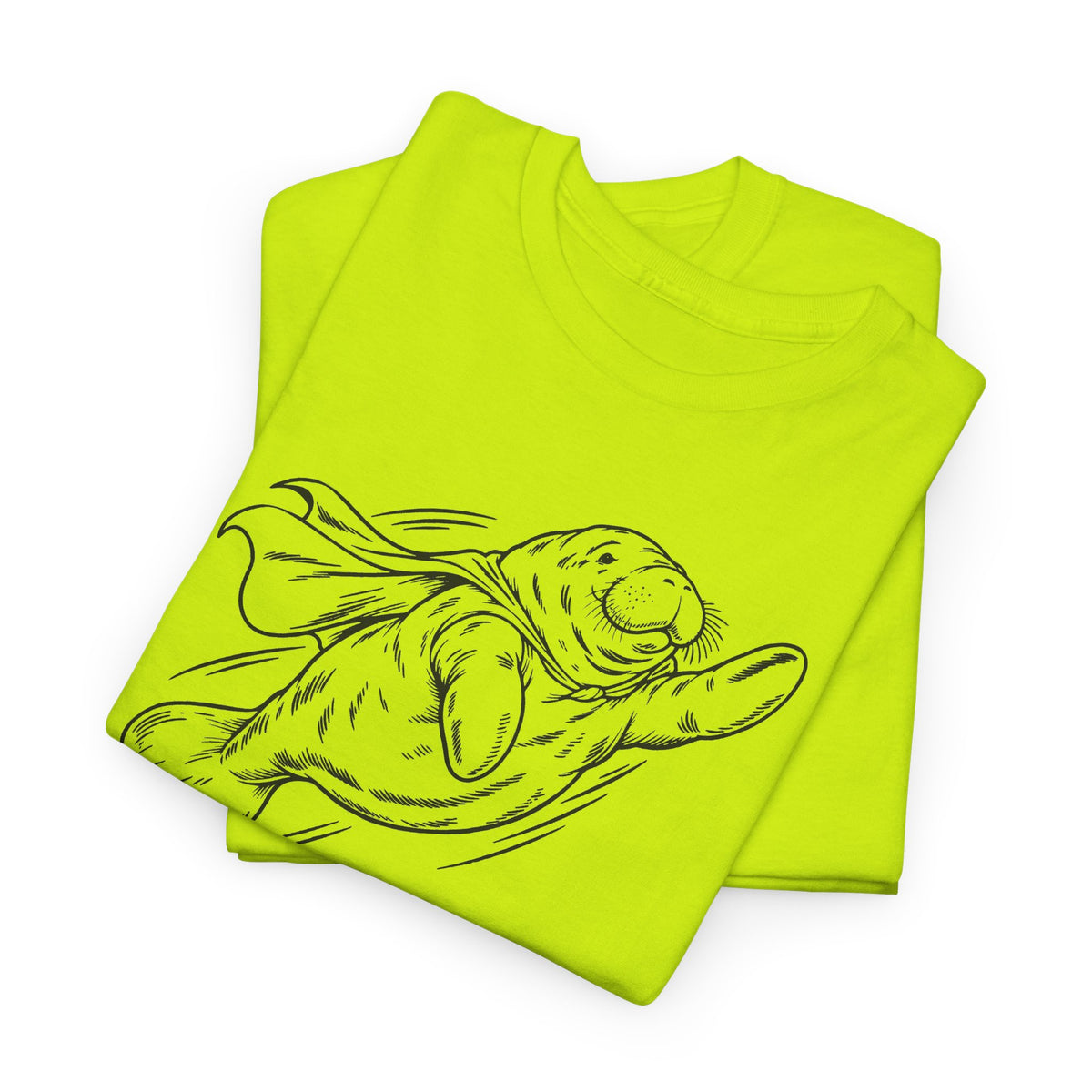 Chubby Manatee Takes Flight T-Shirt
