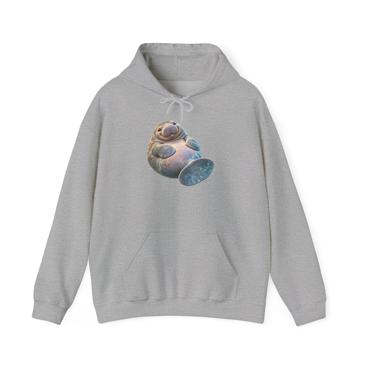 Plump Manatee Paddle Float Pullover Hoodie
