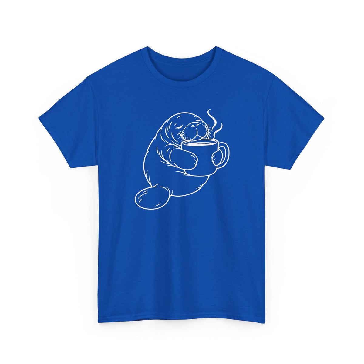Chubby Mermaid Coffee Coast Manatee T-Shirt