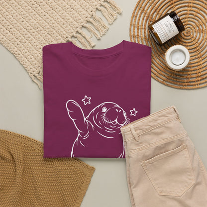 Chubby Mermaid Sea Cow Stretch Manatee T-Shirt