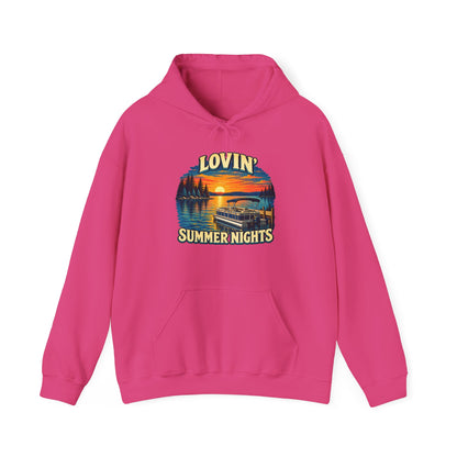 Lovin’ Summer Nights Pontoon – Gildan 18500 Hoodie | 004a-v2