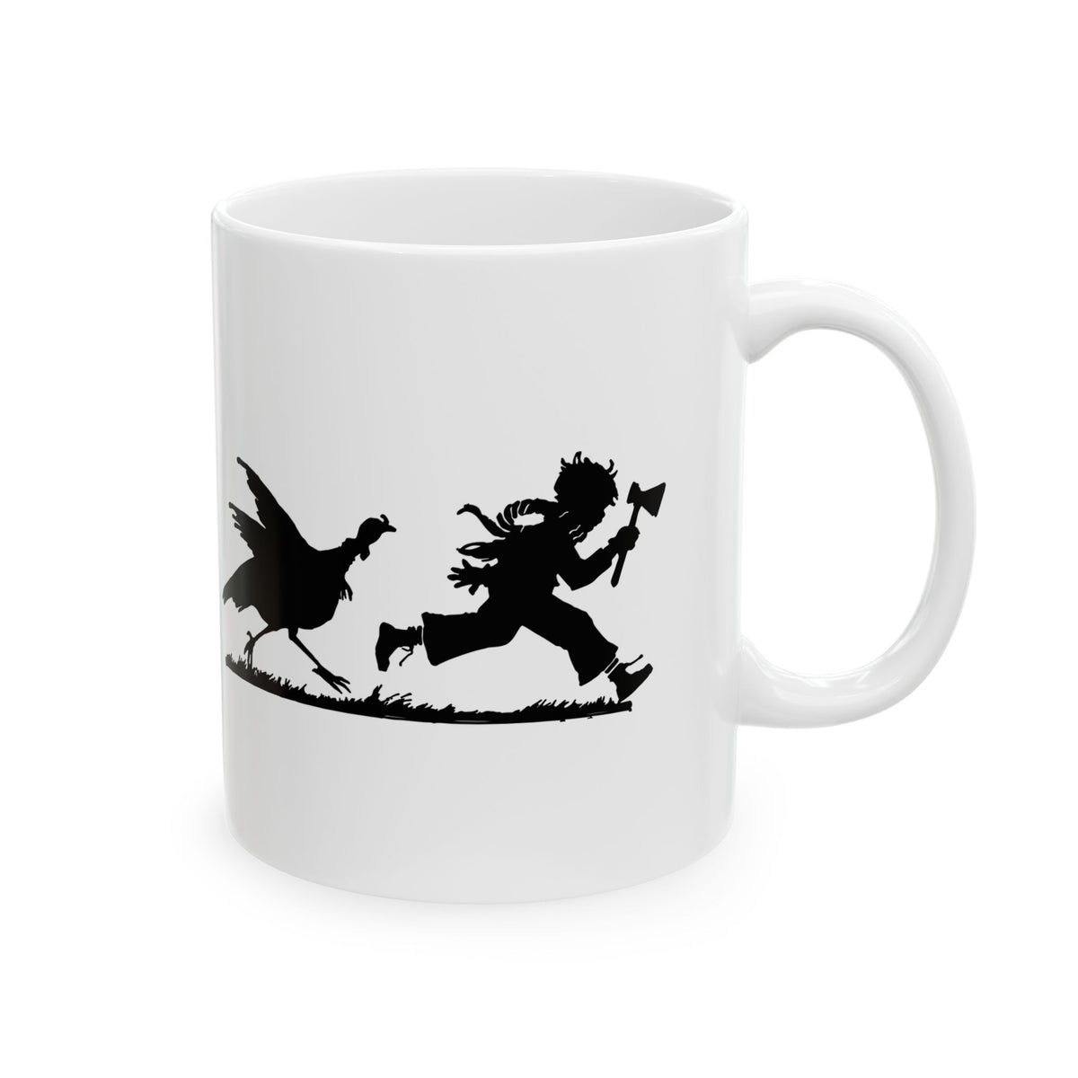 Thanksgiving Revenge Run Mug | Funny Turkey Chase