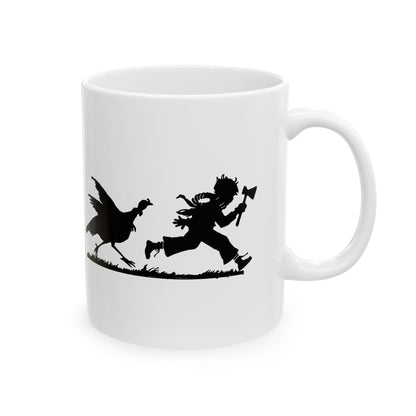 Thanksgiving Revenge Run Mug | Funny Turkey Chase