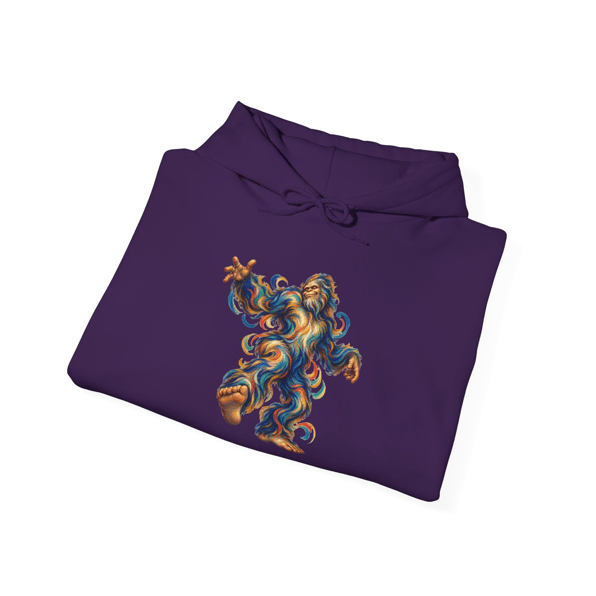 Spiral Step Bigfoot Dance Pullover Hoodie