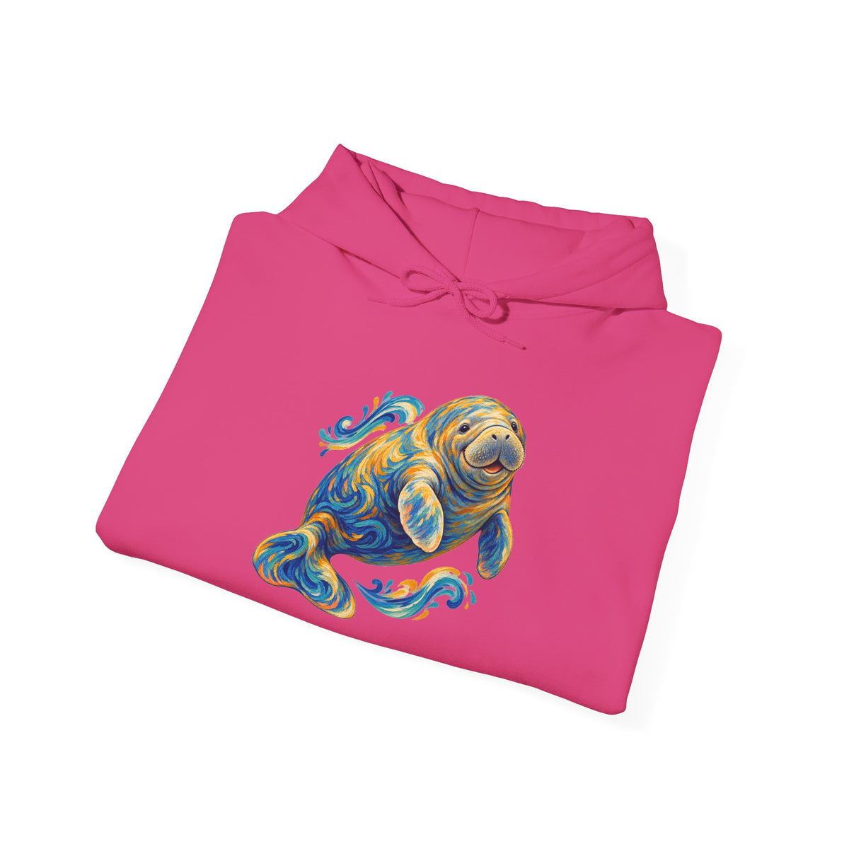 Golden Drift Manatee Pullover Hoodie