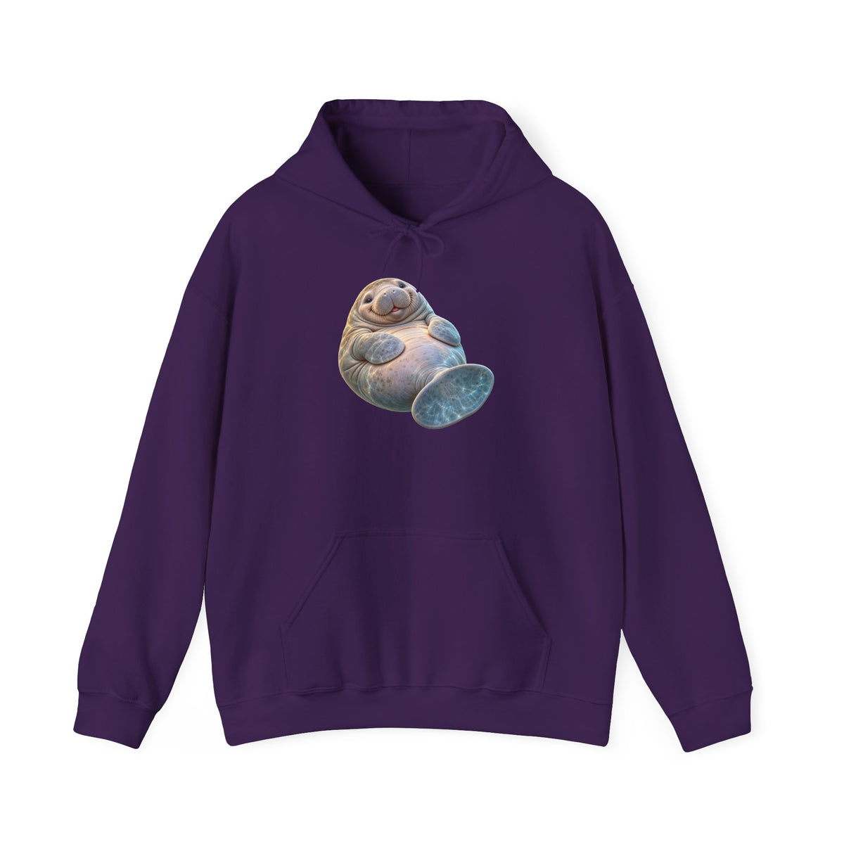 Plump Manatee Paddle Float Pullover Hoodie