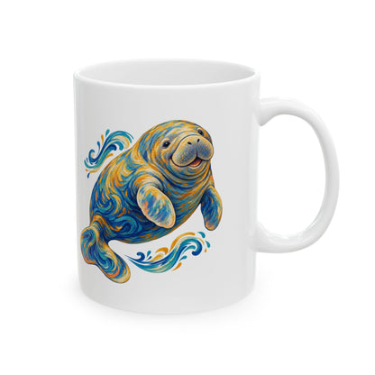 Golden Drift Manatee Mug