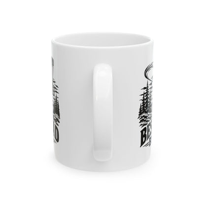 Best Dad by Par – One-Color Disc Golf Ceramic Mug, 11 oz | 043a