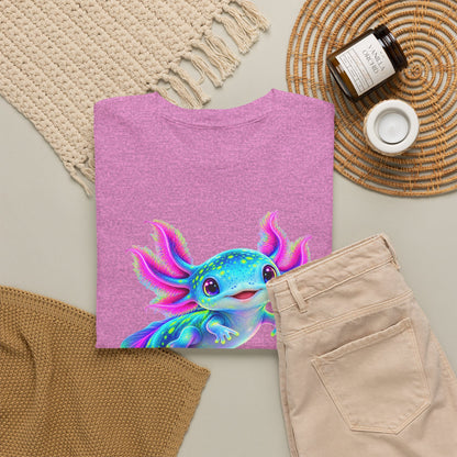 Electric Axolotl in Motion T-Shirt