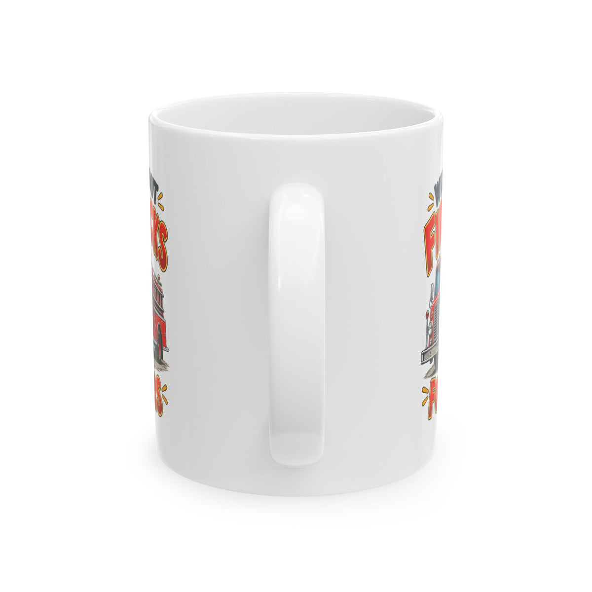 Will Talk About Fire Trucks – Ceramic Mug, 11 oz | 020