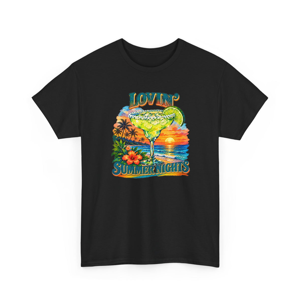 Lovin’ Summer Nights Margarita – Gildan 5000 T-Shirt | 001a-v2