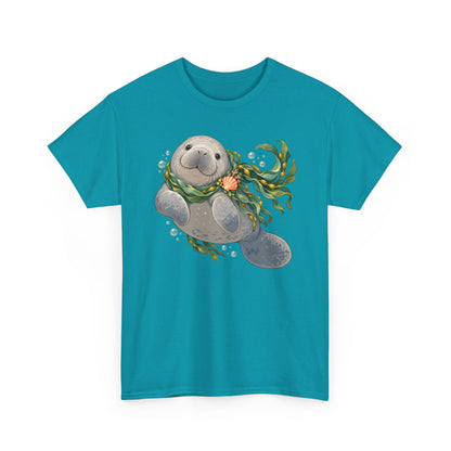 Chubby Mermaid Cozy Kelp Scarf Manatee T-Shirt