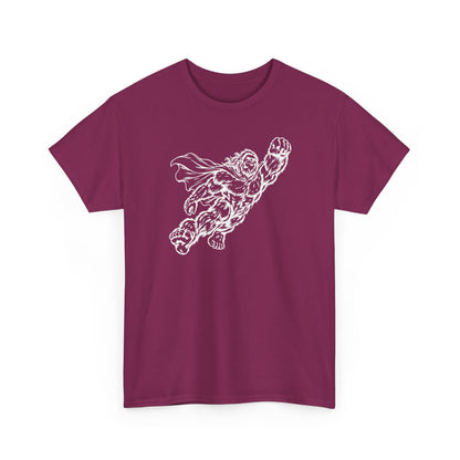 Soaring Cape-Wearing Sasquatch T-Shirt