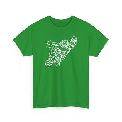 Soaring Cape-Wearing Sasquatch T-Shirt