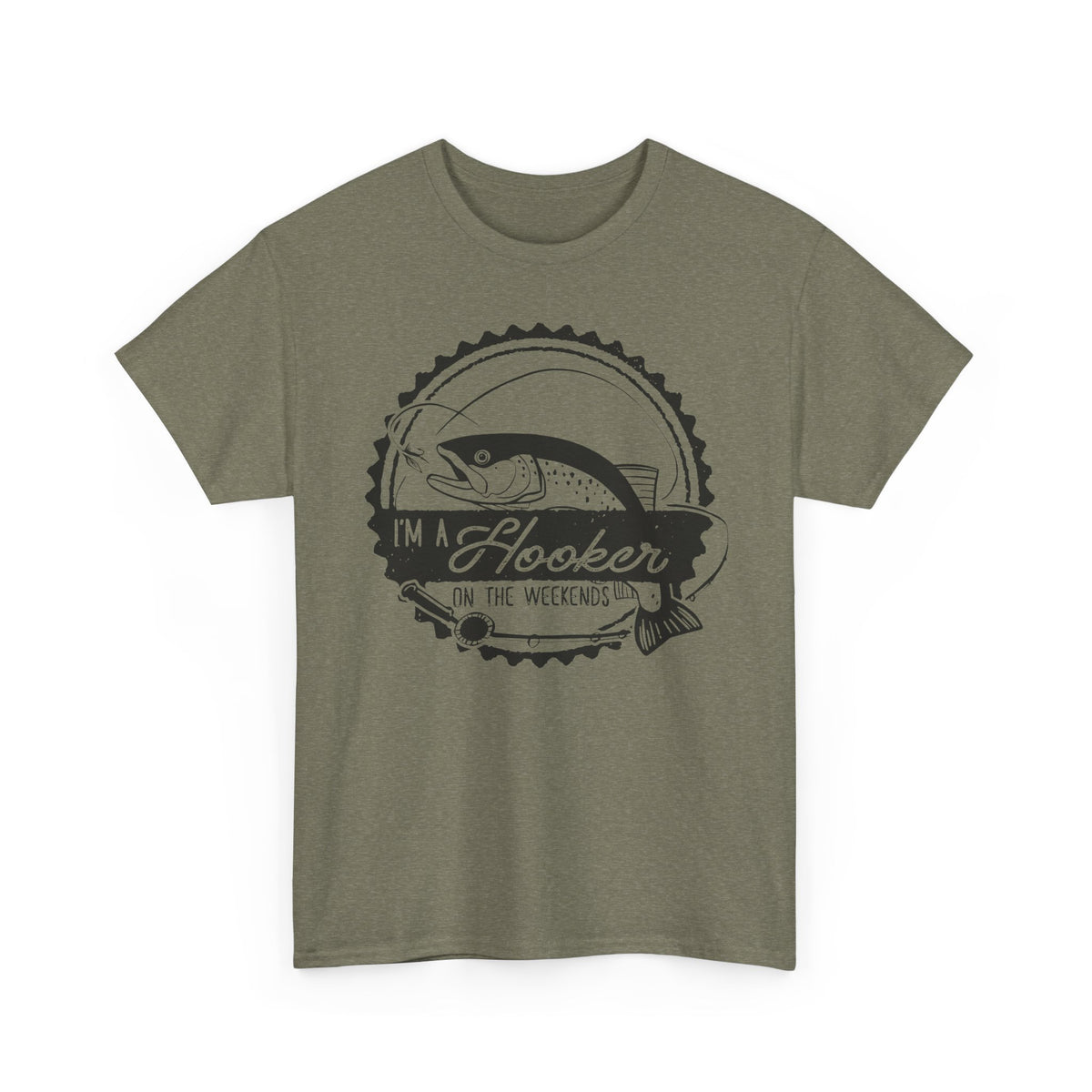 I’m a Hooker on the Weekends T-Shirt | Funny Fishing Tee