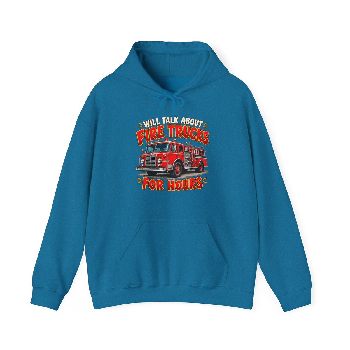 Will Talk About Fire Trucks – Gildan 18500 Hoodie | 020