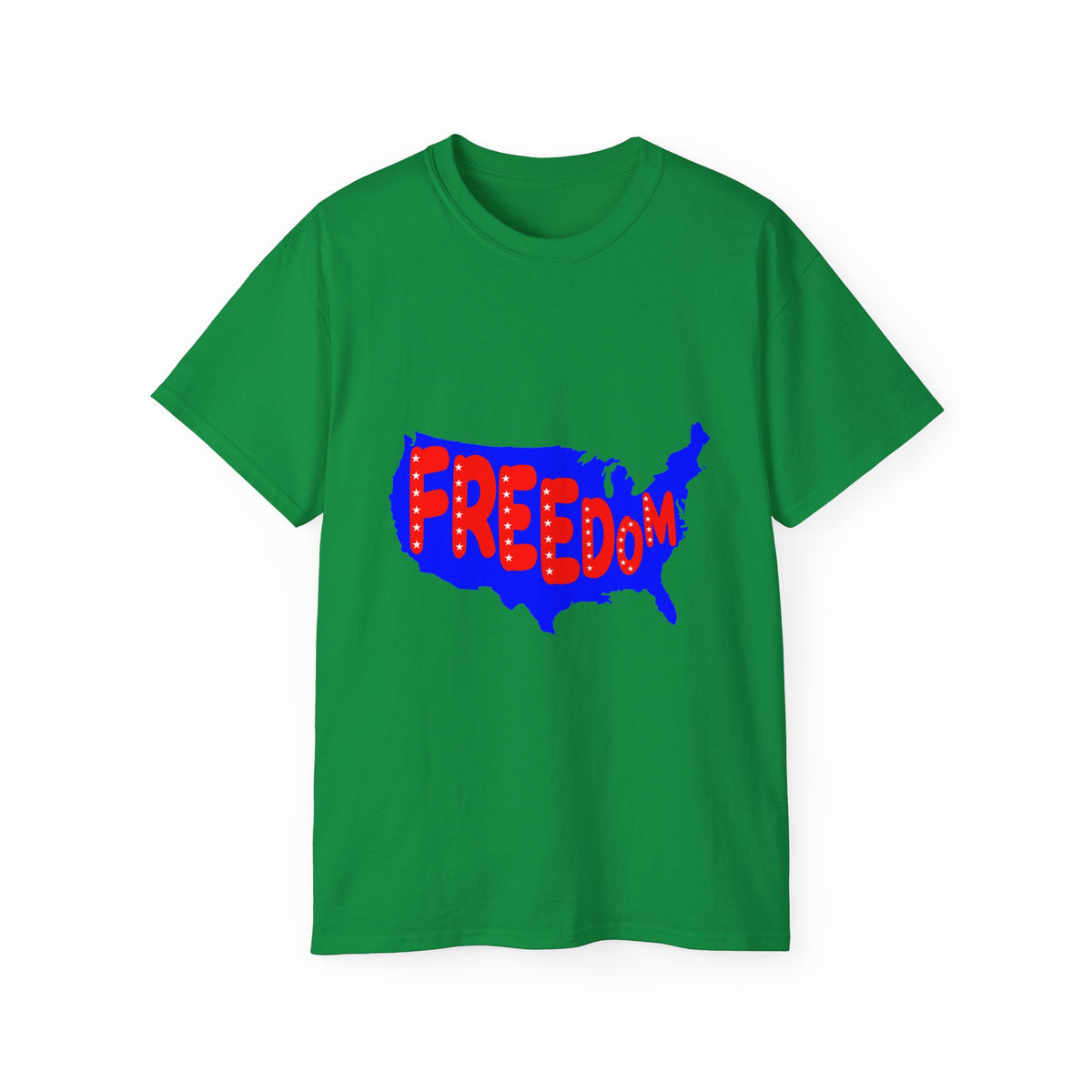 Freedom USA Map T-Shirt | Patriotic Graphic Tee