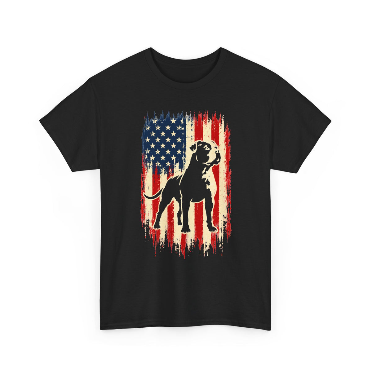 Flag DOG – Gildan 5000 T-Shirt | 074