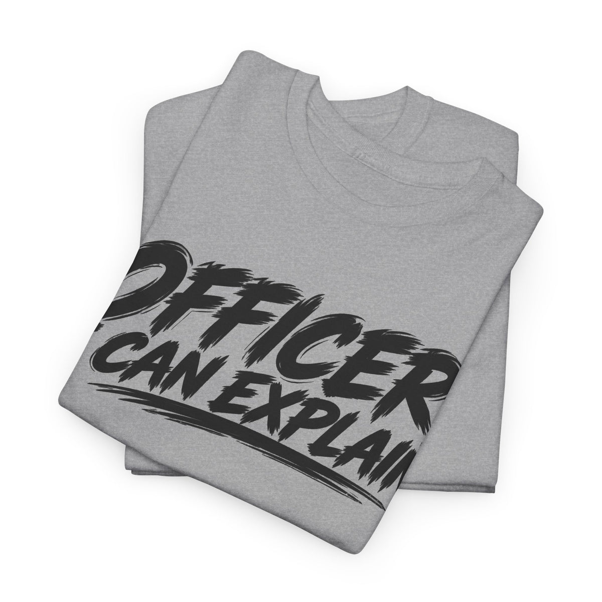 Officer, I Can Explain — One Color – Gildan 5000 T-Shirt | 162-R1a-v2