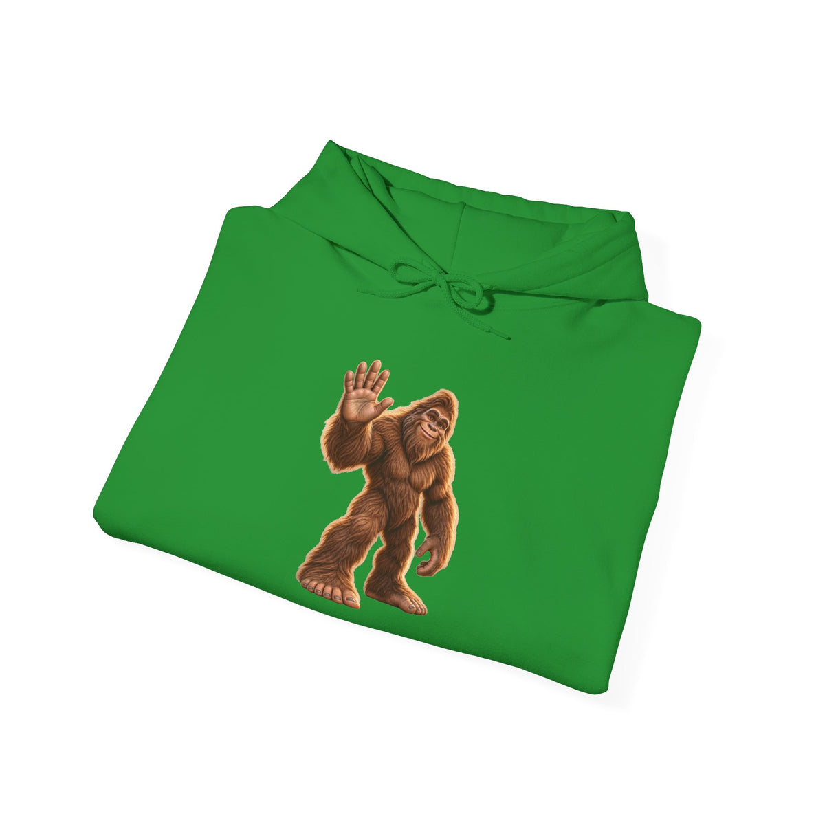 Friendly Sasquatch High Five Pullover Hoodie