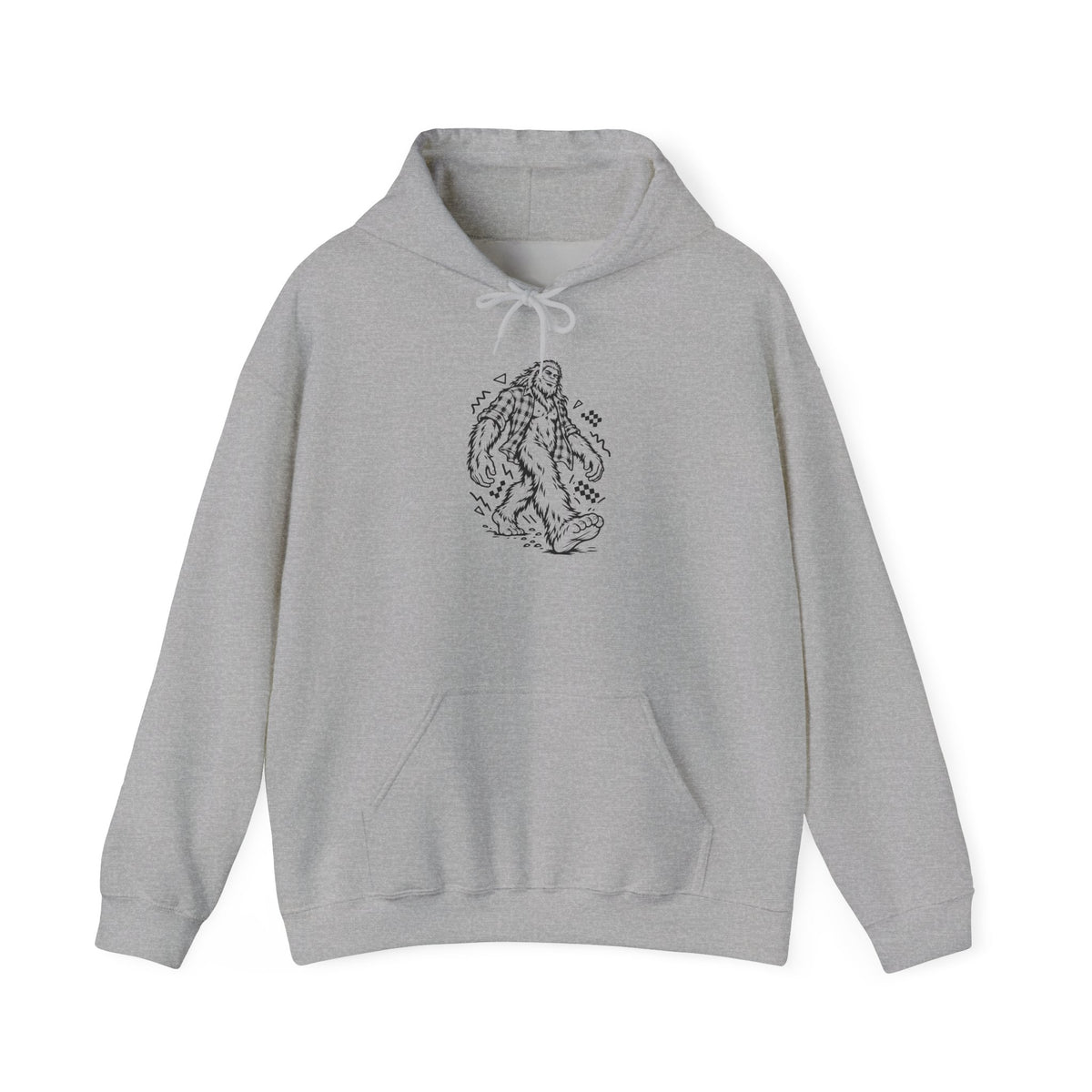 Plaid Bigfoot on the Move Pullover Hoodie