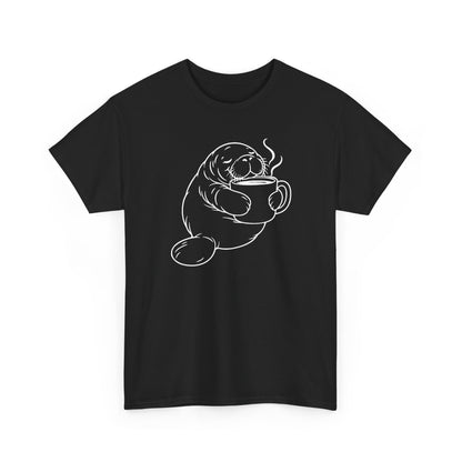 Chubby Mermaid Coffee Coast Manatee T-Shirt