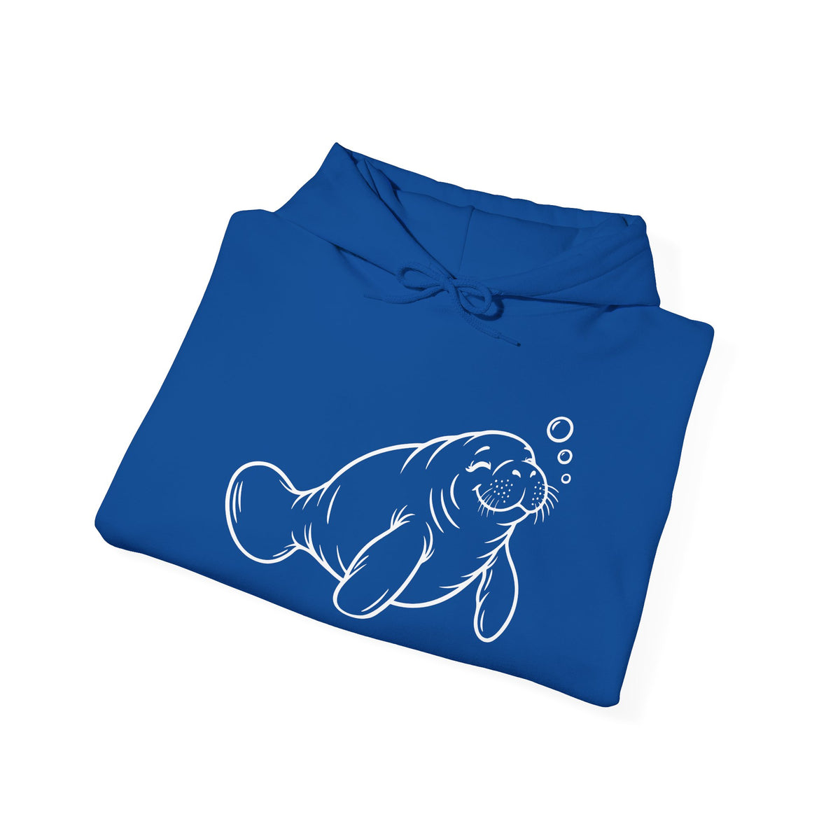 Slow Float Manatee Pullover Hoodie