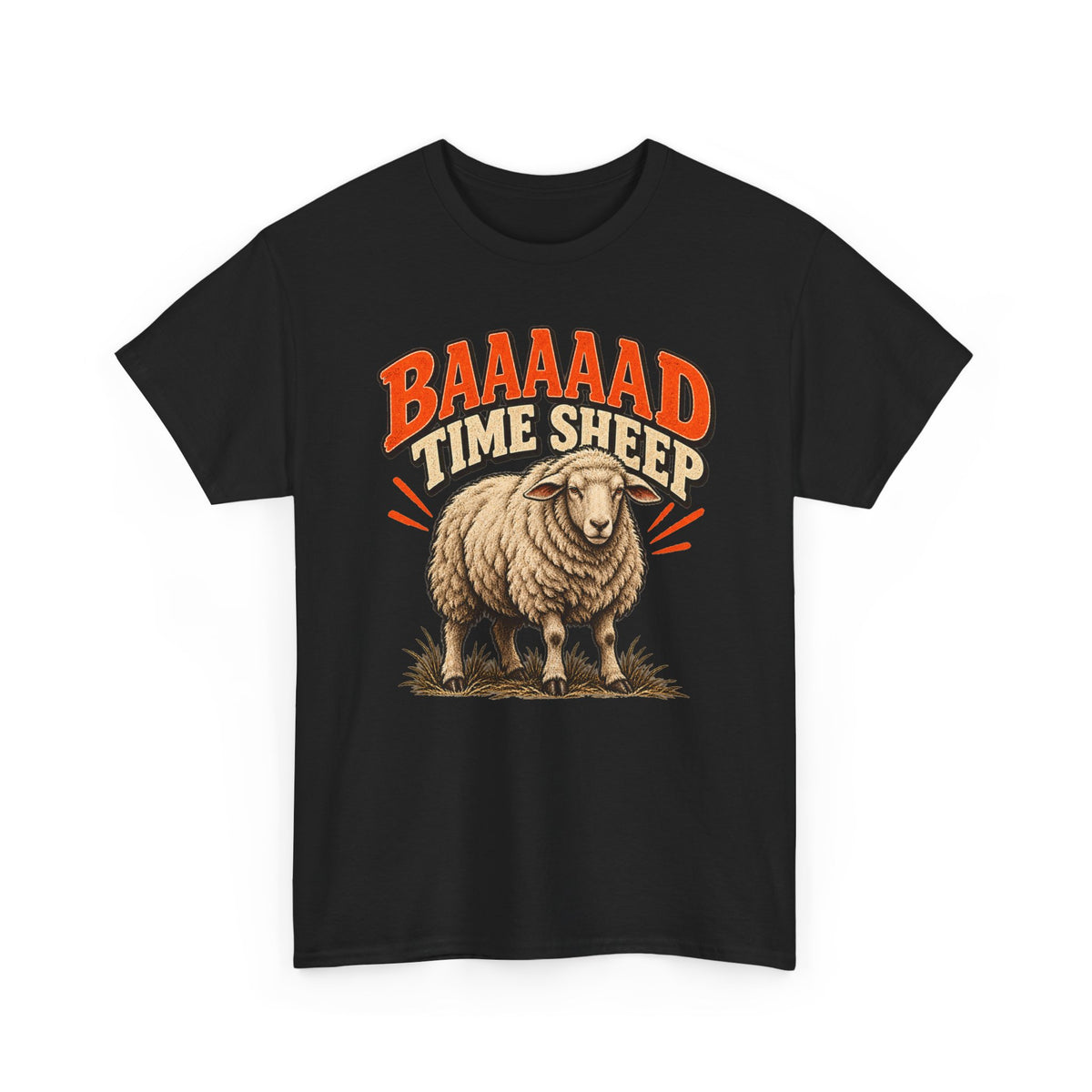 Baaaad Time Sheep – Gildan 5000 T-Shirt | 099-R1