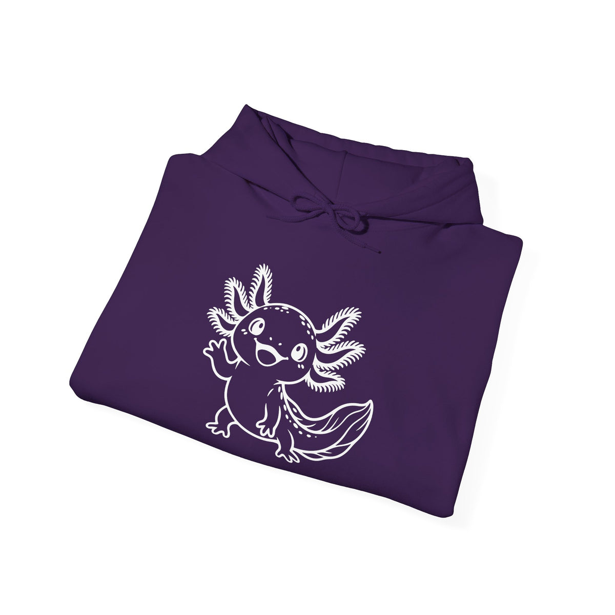 Little Wave Axolotl Pullover Hoodie