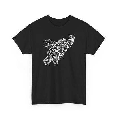 Soaring Cape-Wearing Sasquatch T-Shirt