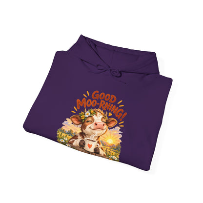 Good Moo-rning – Gildan 18500 Hoodie | 030
